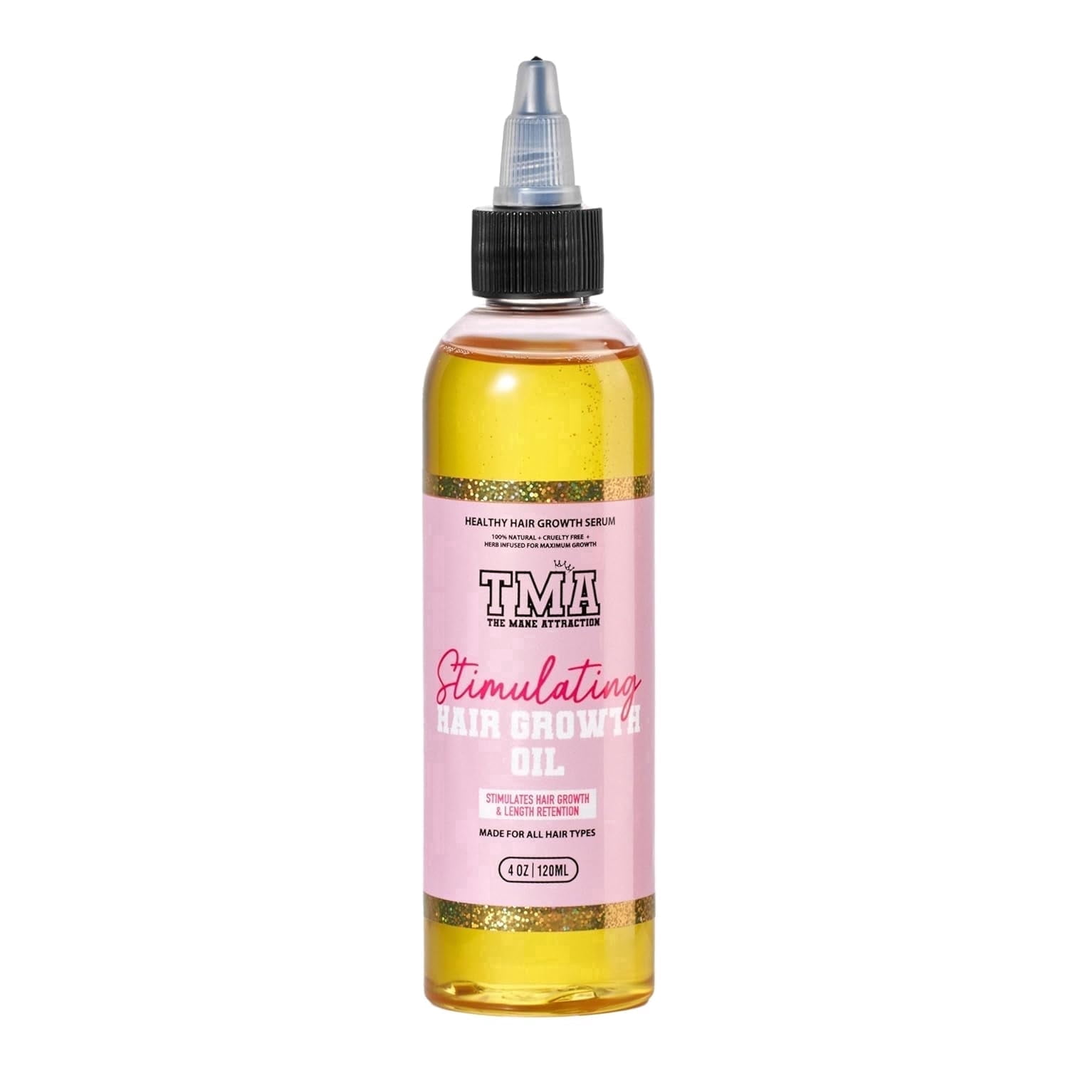 The Mane Attraction Rosemary Castor Black Seed Hair Oil, 4 Fl Oz, Value Pack