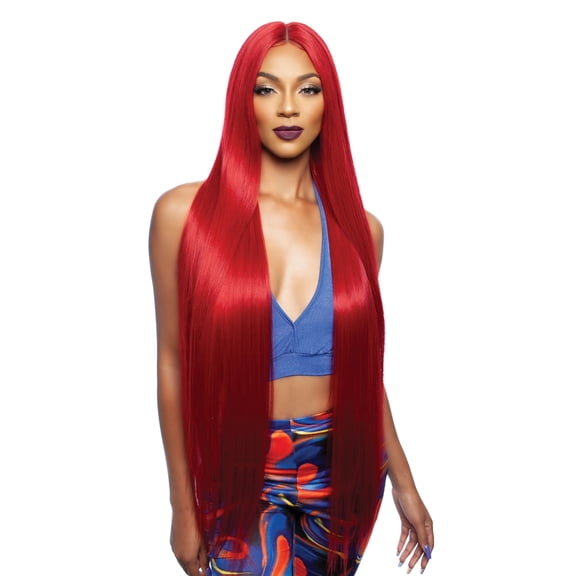 Mane Concept Brown Sugar Human Hair Blend 4" Deep Part HD Clear Lace Wig - BSHC291 WHITNEY (FM1B/RAINBOW)