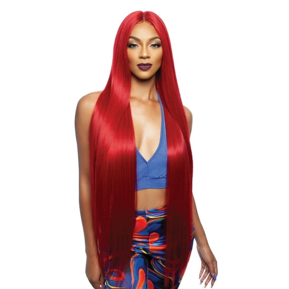 Mane Concept Brown Sugar Human Hair Blend 4" Deep Part HD Clear Lace Wig - BSHC291 WHITNEY (FM1B/RAINBOW)