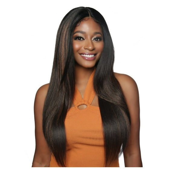 Mane Concept Brown Sugar Human Hair Mix HD 4" Deep Lace Wig - BSEV201 FIRST DAY (SR4P30)