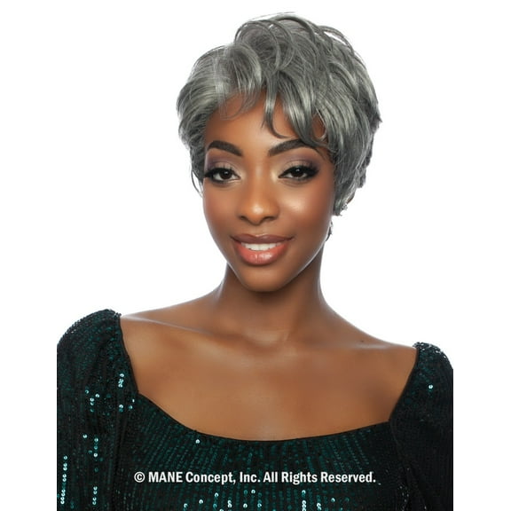 Mane Concept Red Carpet Synthetic Deep Part HD Lace Front Wig Short Wave Pixie - RCMS251 NAIDA (3T51)