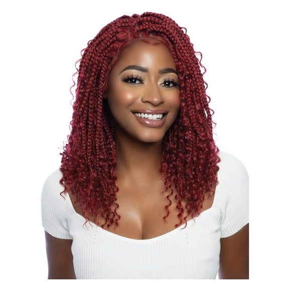 Mane Concept Red Carpet Synthetic HD Lace Wig - RCHB210 4x4 FREE PART BOHO BOX BRAID 16" (2)