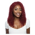 thumbnail image 1 of Mane Concept Red Carpet Synthetic HD Lace Wig - RCHB210 4x4 FREE PART BOHO BOX BRAID 16" (RED), 1 of 6