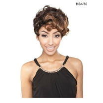 Mane Concept Red Carpet Synthetic Short Curly Bang Full Wig - RCP178 KEYSHIA (HB4/30)