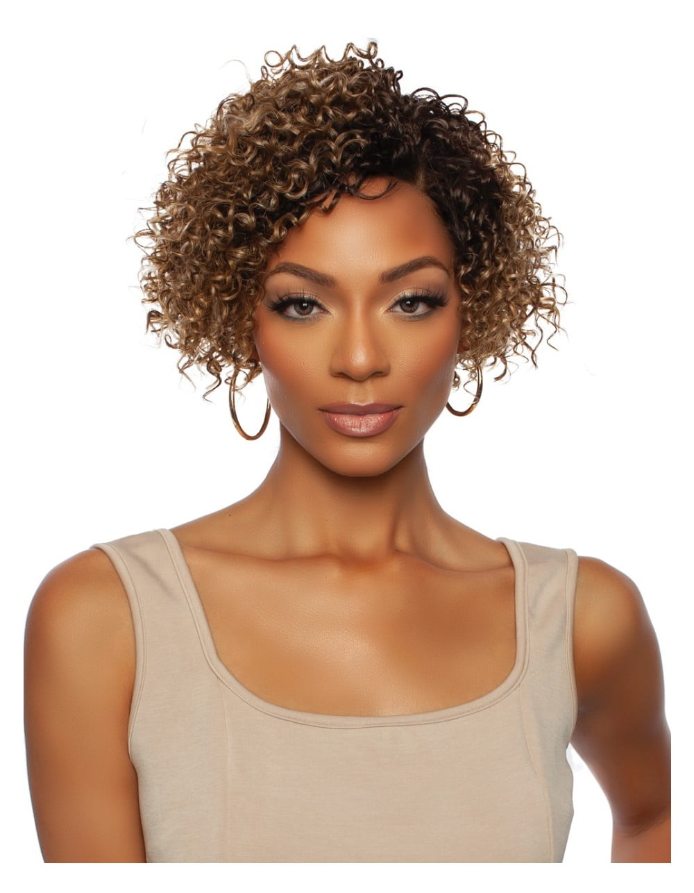 Mane Concept Red Carpet Synthetic Tight Perm Curl Deep Part HD Lace