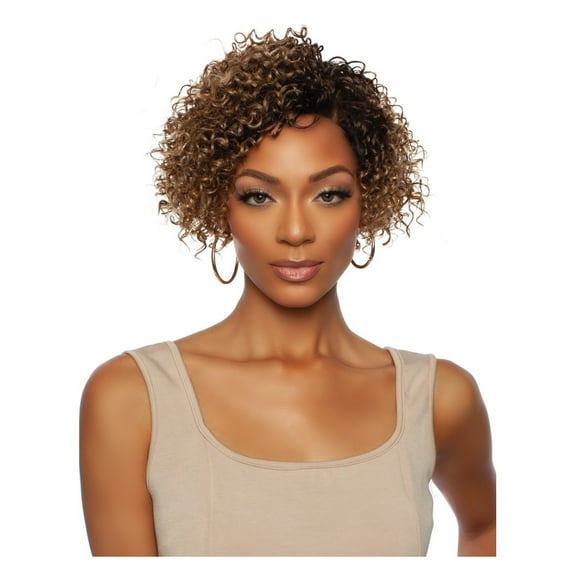 Mane Concept Red Carpet Synthetic Tight Perm Curl Deep Part HD Lace Front Wig - RCMS283 SPIKE (51)