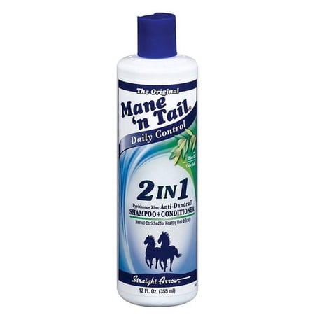 Mane N Tail Daily Control 2 In 1 Anti-Dandruff Shampoo and Conditioner, 12 Oz, 6 Pack