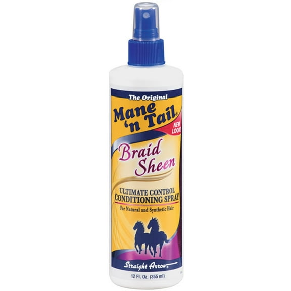 Mane'n Tail Braid Sheen Spray, 12 oz (Pack of 3)