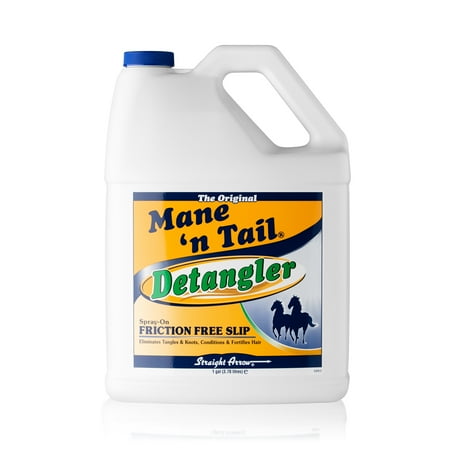 Mane 'n Tail Equine Detangler (1 Gallon) – Eliminates Tangles & Knots, Conditions for Healthier, Manageable Manes and Tails