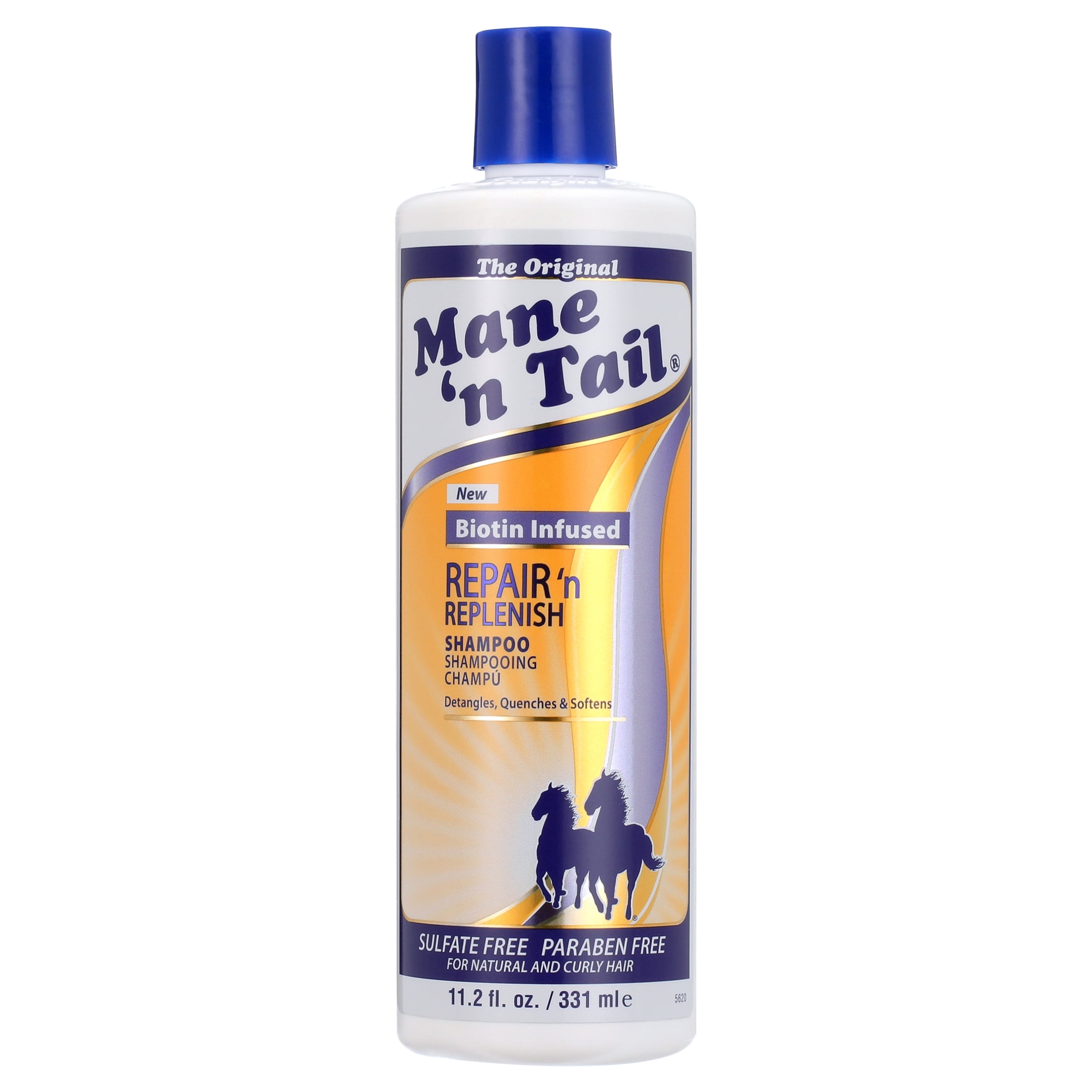 Mane 'n Tail Repair 'n Replenish Shampoo 11.2 fl. oz., Curly, Unisex