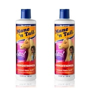 Mane n Tail Spirit Untamed Conditioner (2-Pack) – Caramel Apple Scented, Gentle Leave-In Formula for Soft, Silky Hair (11.02 oz Each)