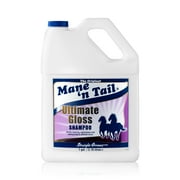 Mane n Tail Ultimate Gloss Shampoo 1 Gallon   Deep Cleansing for Unbelievably Soft, Silky Coat with Premium Reflective Shine
