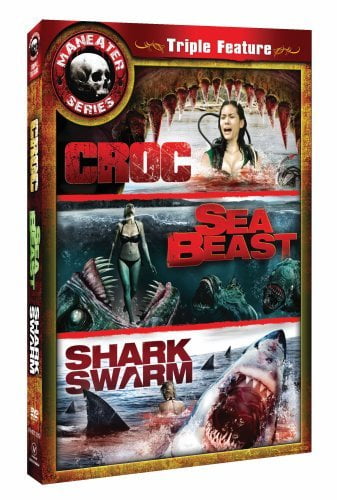 Maneater Series DVD Collection: Killer Croc, Sea Beast, Shark