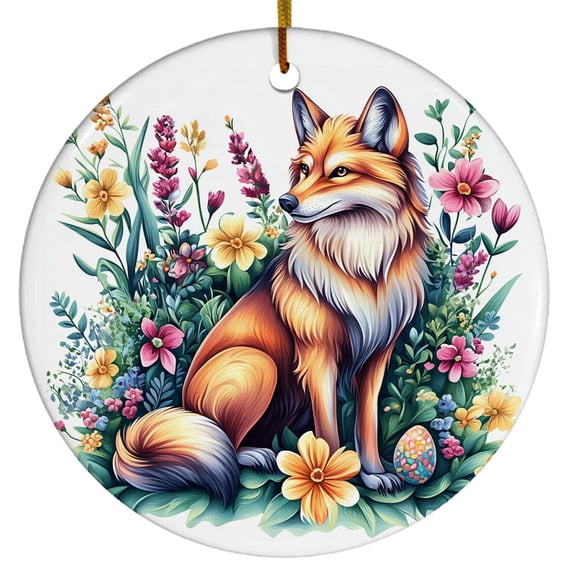 Maned Wolf Ornament, Christmas Ornaments 2025, Gift for Maned Wolf Lovers, Gift for Pet Lovers, Gift for Christmas, Christmas Decorations