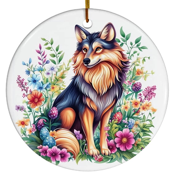 Maned Wolf Ornament, Christmas Ornaments 2025, Gift for Maned Wolf Lovers, Gift for Pet Lovers, Gift for Christmas, Christmas Decorations