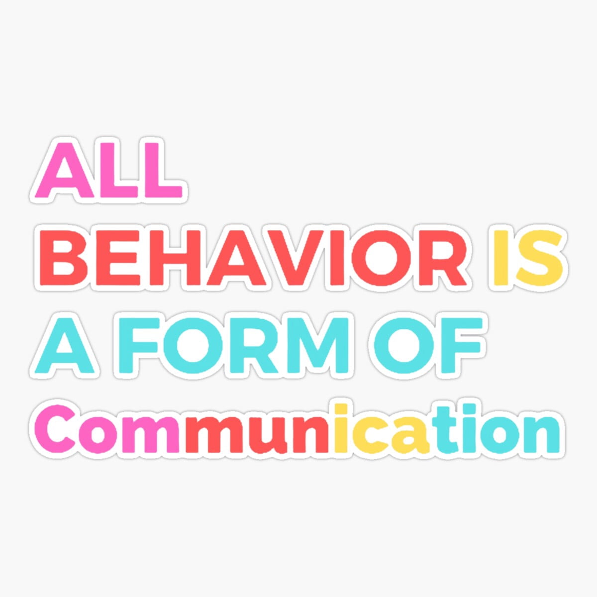 Maneki All Behavior Is A Form Of Communication Essentials & Products ...