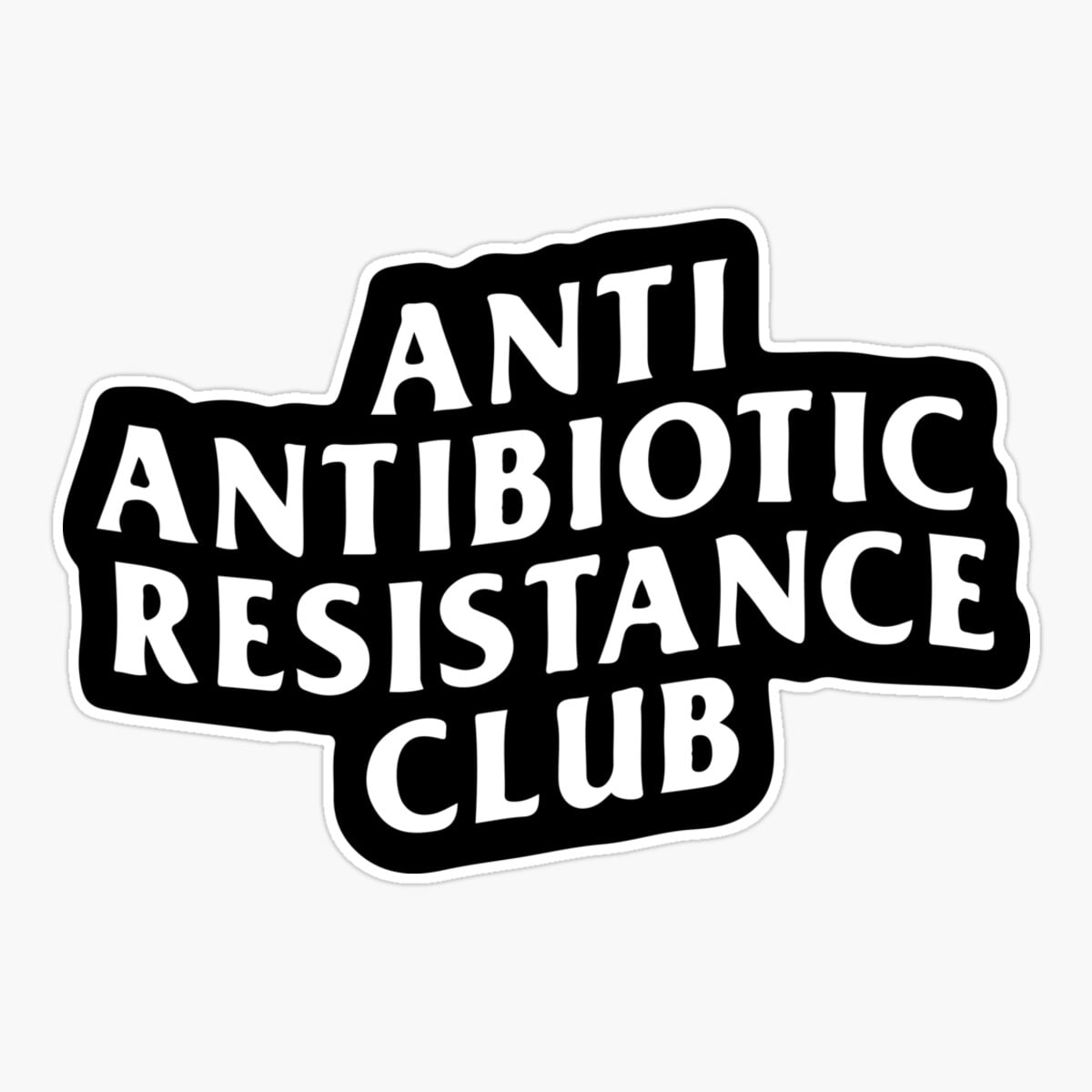 Maneki Anti Antibiotic Resistance Club Er, Phone Decal Water Bottle ...
