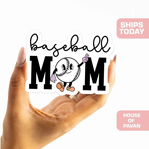 Balor Mom Sticker Maneki Baseball Mom Bumper Sticker, Cute Stickers, Aesthetic Decals ...