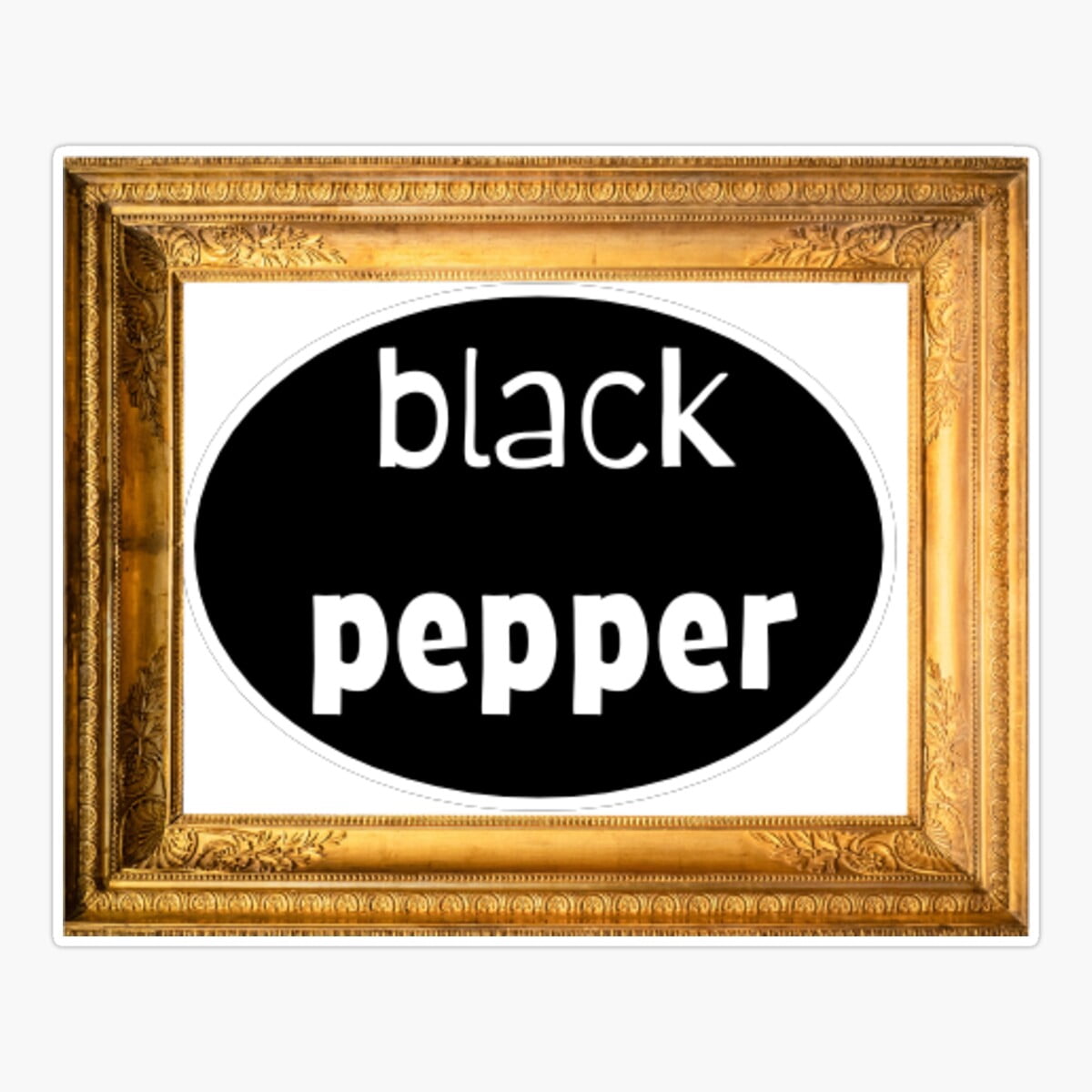 Maneki Black Pepper Sticker, Phone Decal Water Bottle Stickers Car ...