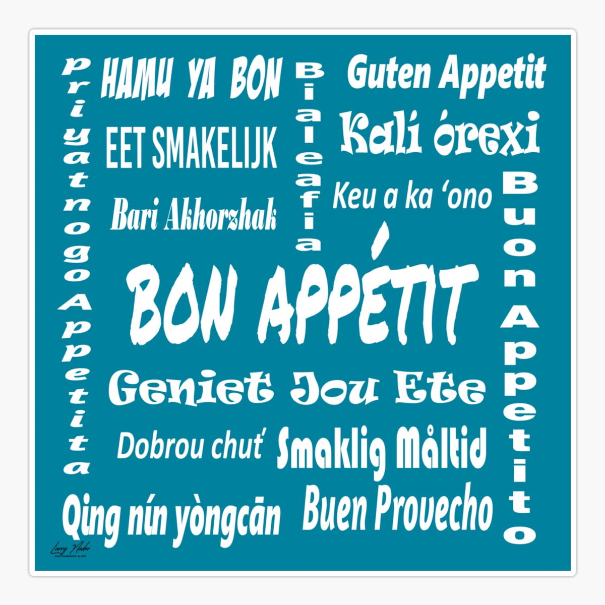 Photo inspiration: Picture Idea: Maneki Bon Appetit Around The World Sticker Phone Decal Water