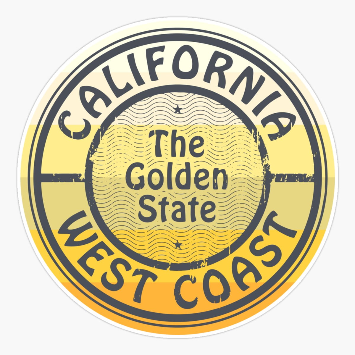 Maneki Calionia, The Golden State, West Coast Sticker, Phone Decal ...