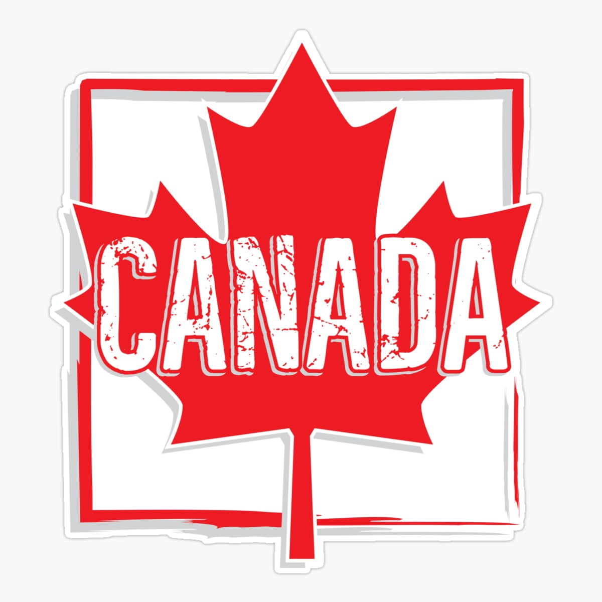Maneki Canada Country Sticker, Phone Decal Water Bottle Stickers Car ...