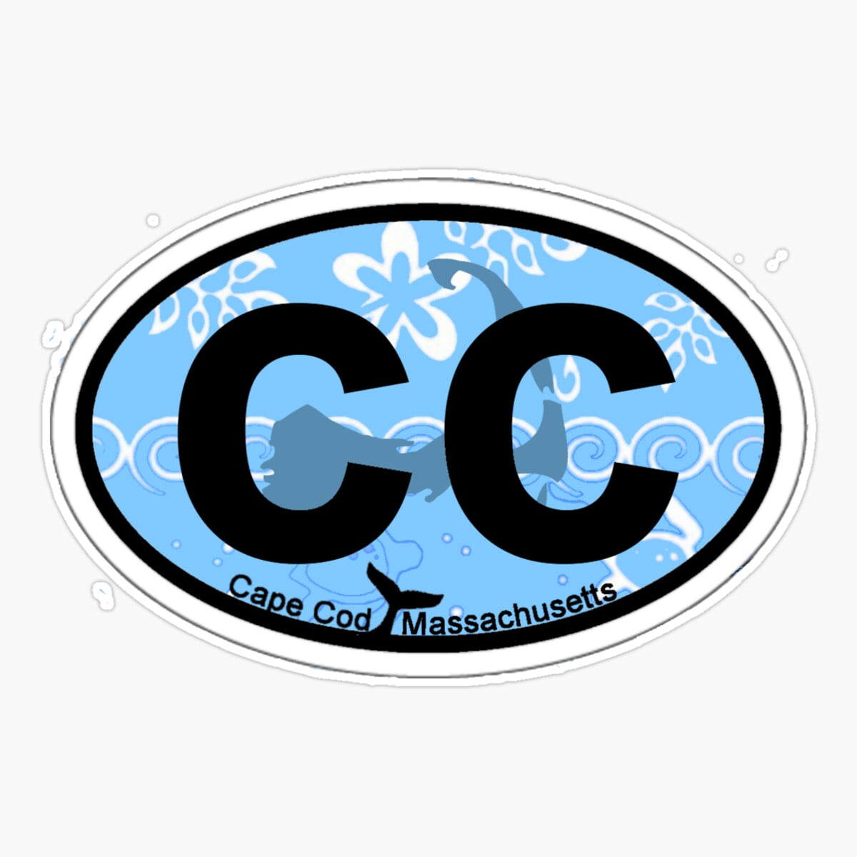 Maneki Cape Cod. Sticker, Phone Decal Water Bottle Stickers Car Decals ...