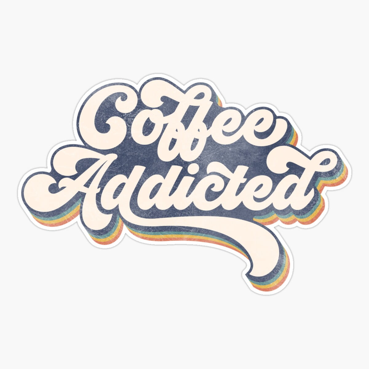 Maneki Coffee Addicted Coffee Lover Er, Phone Decal Water Bottle ...