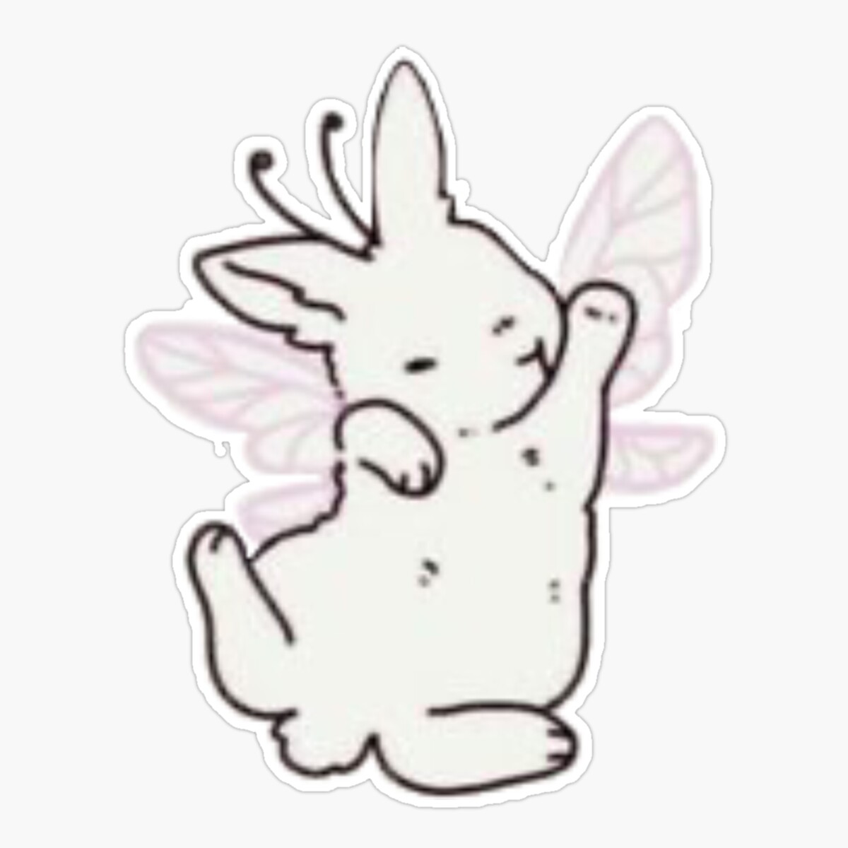 Maneki Coquette Airy Bunny Er, Phone Decal Water Bottle Stickers Car ...