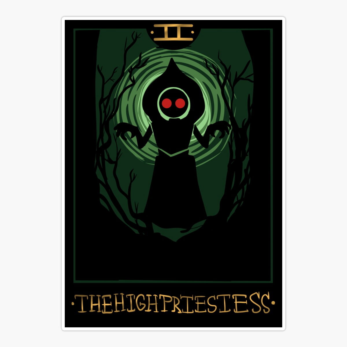 Maneki Cryptid Tarot Latwoods Monster Er, Phone Decal Water Bottle ...