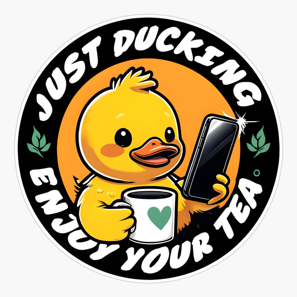 Duck Club Long Sleeve T-shirt - Green Tea