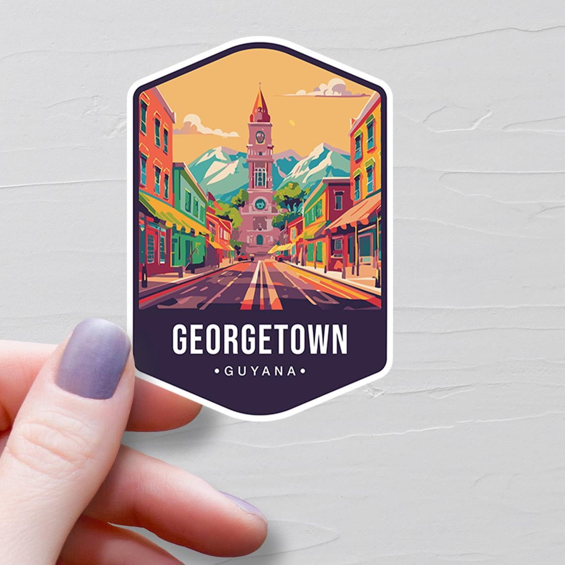 StickerCraft Georgetown Er, Vinyl Travel Ers, Capital Guyana Ers ...