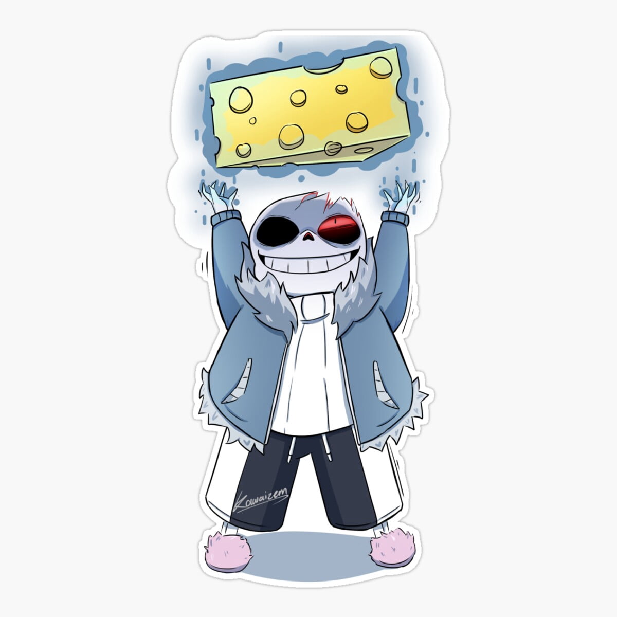 Maneki Horror Bitty - Horrortale Undertale Au Er, Phone Decal Water ...