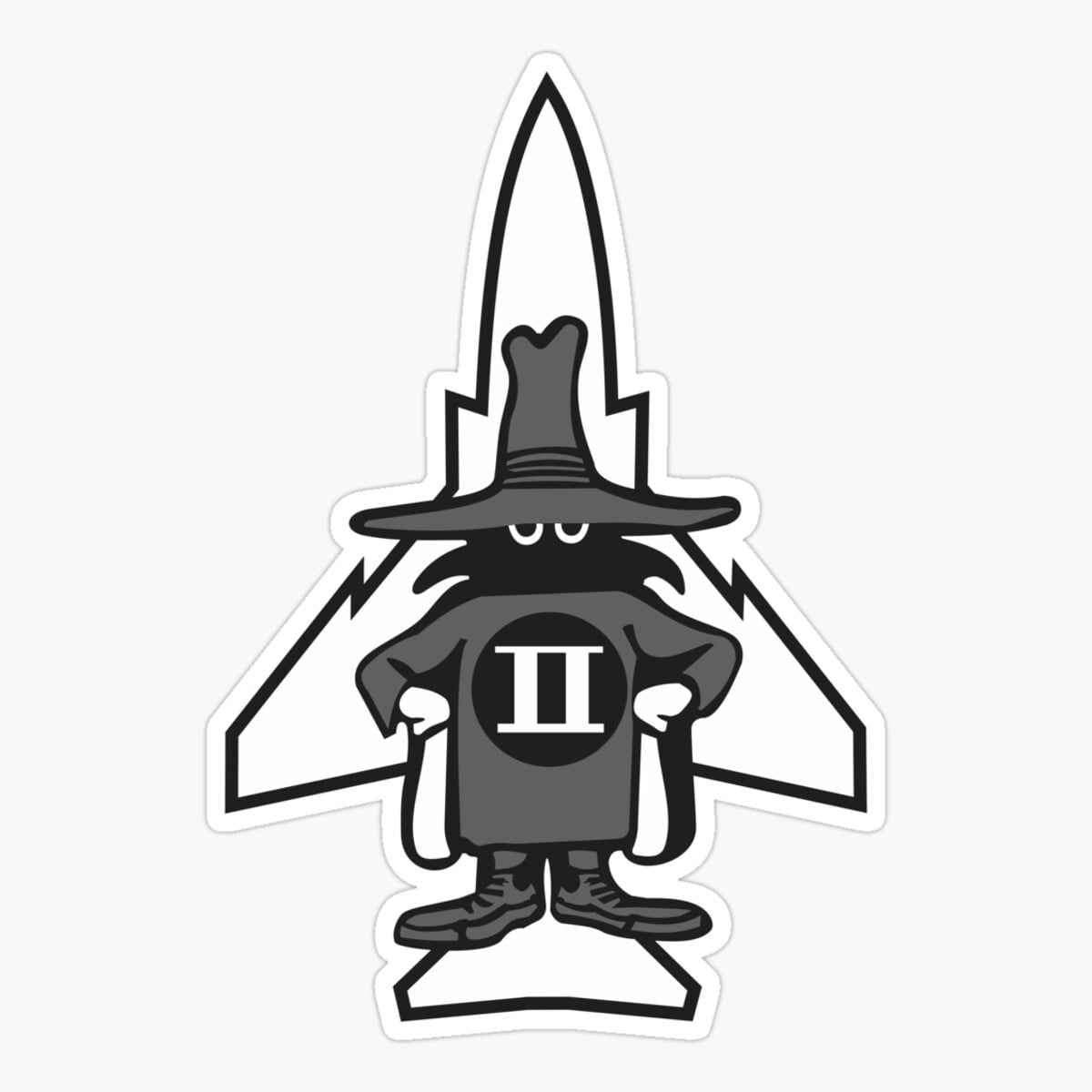 The Phantom Sticker Decal – 3x6 Inch High-Quality Vinyl Die-Cut Sticker, UV & Water Resistant
