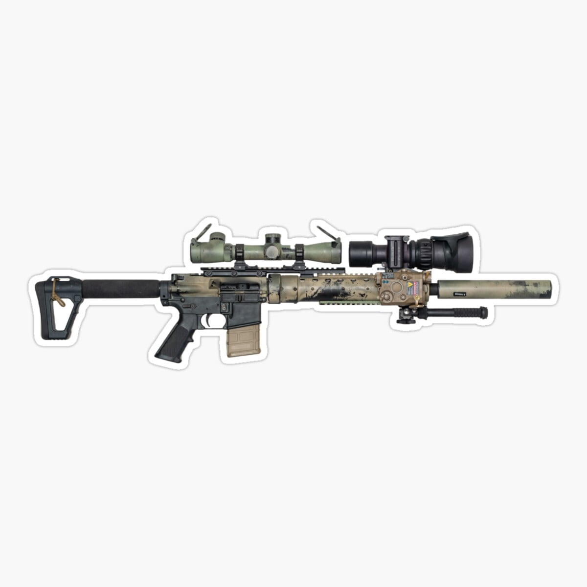 Maneki Mk12 Mod Holland Night Kit Er, Phone Decal Water Bottle Stickers ...