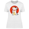 thumbnail image 1 of Maneki Neko Good Luck Wishes Tee Women's -Image by Shutterstock, 1 of 2