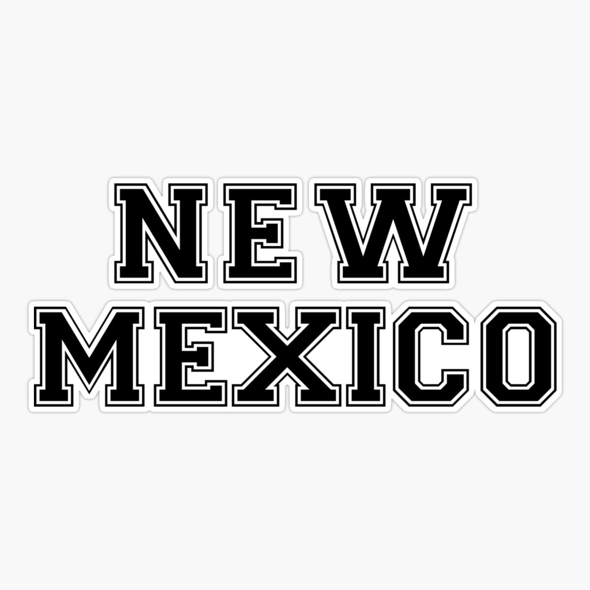 Maneki New Mexico State Merchandise! Sticker, Phone Decal Water Bottle ...