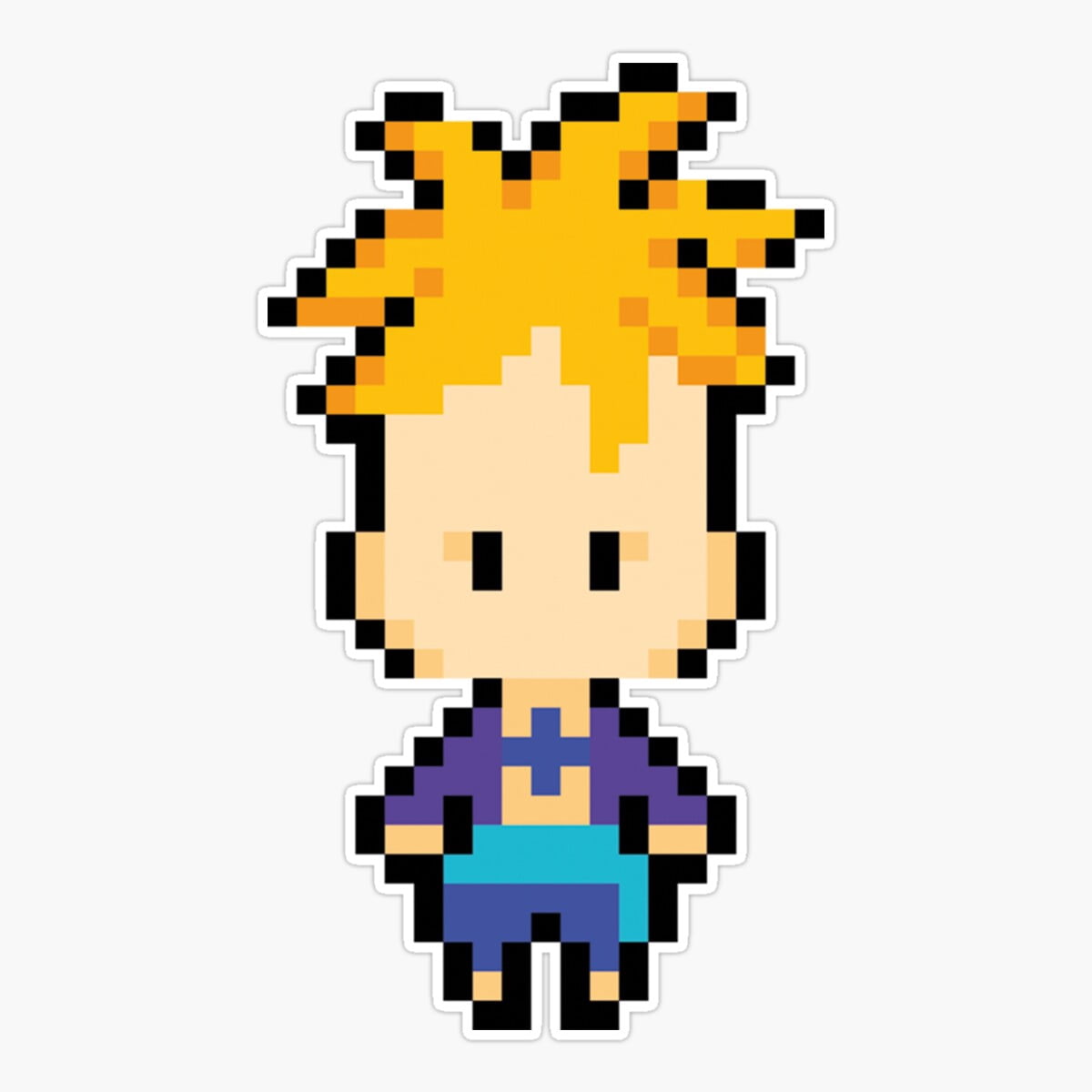 Maneki One Piece Marco Pixel Art Er, Phone Decal Water Bottle Stickers ...