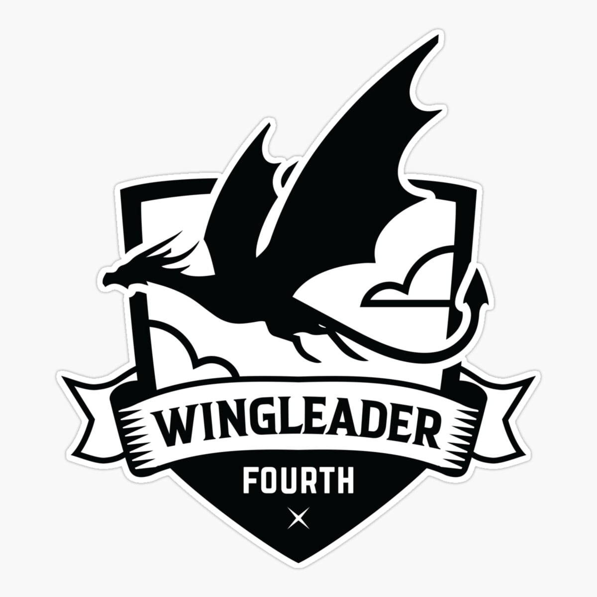 Maneki Ourth Wing Wingleader Badge Riders Quadrant Basgiath War College ...