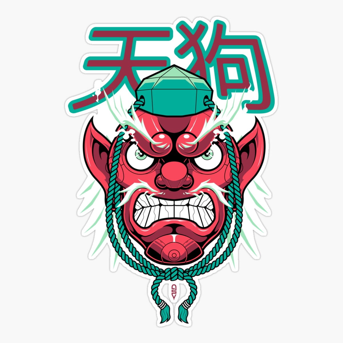 Maneki Shinto Kami Sticker, Phone Decal Water Bottle Stickers Car ...