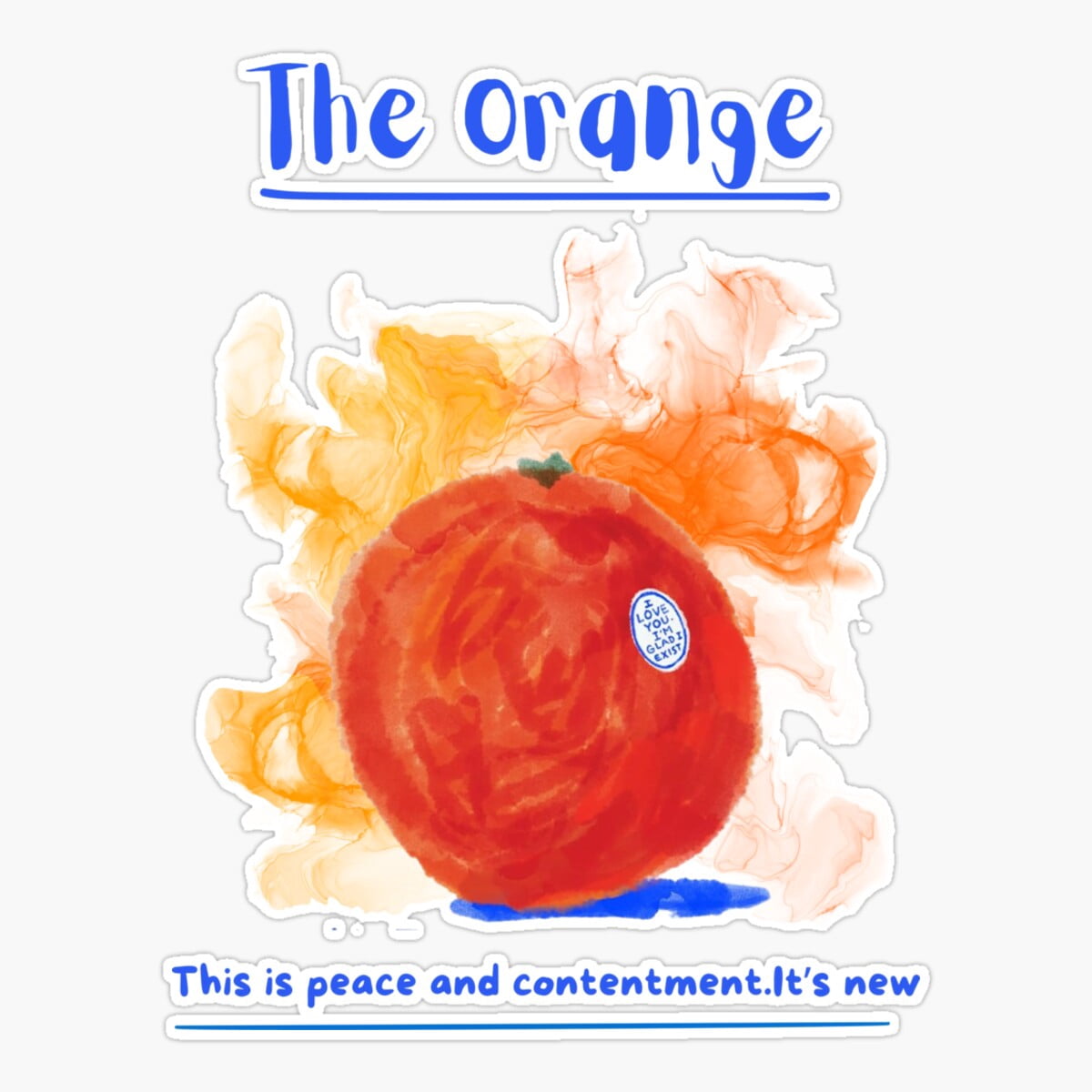 Maneki The Orange Poem | Wendy Cope | T Shirt Design Er, Phone Decal ...