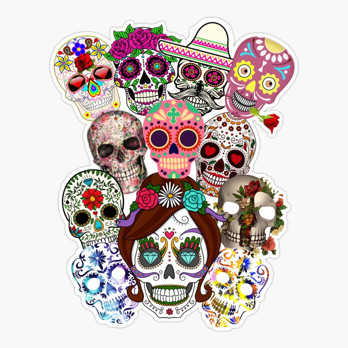 The Dead Hand Sticker Decal - 4 Inch Vinyl Sticker For Cars, Laptops, Windows (Waterproof & UV Resistant)