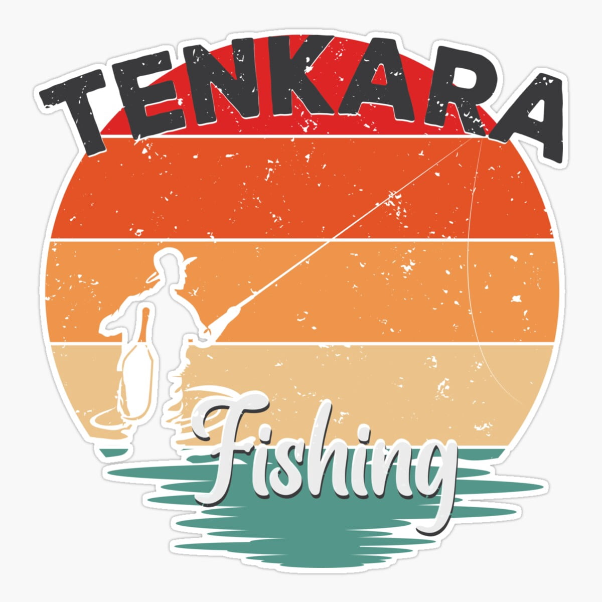 Maneki Vintage Trout Ishing - Tenkara Ishing Er, Phone Decal Water ...
