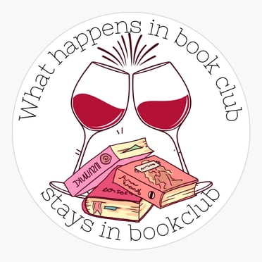 What Happens At Book Club Stays At Book Club Enamel Pin