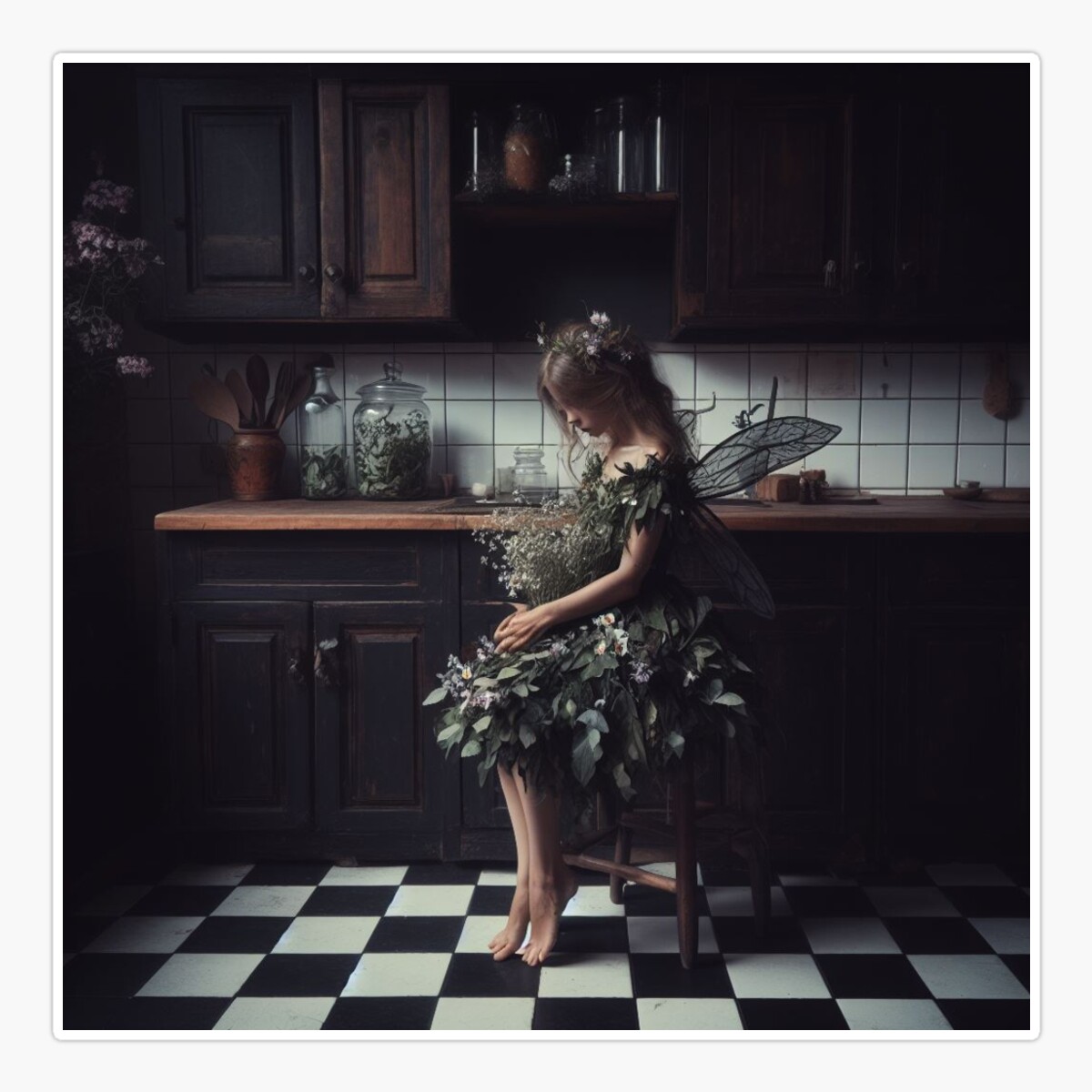 Maneki Young Kitchen Airy Sticker, Phone Decal Water Bottle Stickers ...