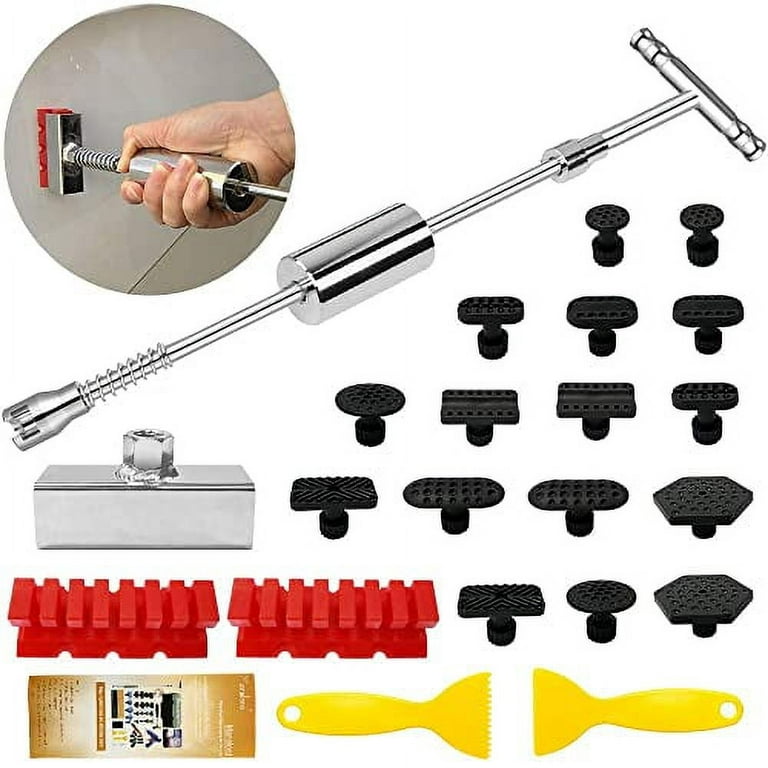 Manelord Dent Puller - Dent Remover with T bar Dent Puller and Upgraded  Dent Puller Tabs for Car Dent Repair and Metal Surface Dent Removal 