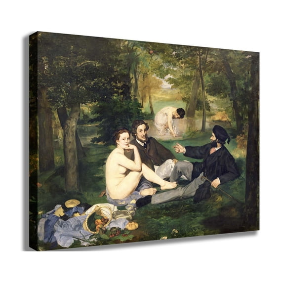 Manet "Dejeuner sur l'Herbe" (1863) Canvas Print