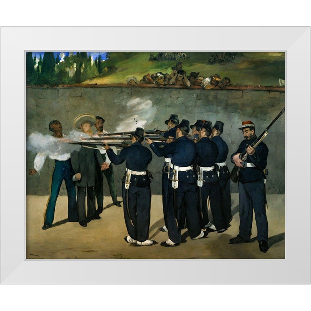 Edouard 14x12 White Modern Wood Framed Museum Art Print Titled