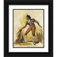 thumbnail image 1 of Manet, Edouard 15x18 Black Ornate Wood Framed with Double Matting Museum Art Print Titled - Young woman in toreador costume, 1 of 4