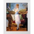 thumbnail image 1 of Manet, Edouard 15x18 White Modern Wood Framed Museum Art Print Titled - Nana, 1 of 4